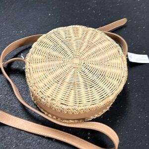 NWT Rattan bag